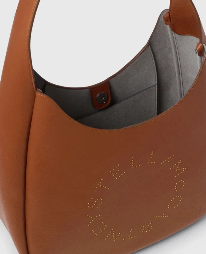Logo Slouchy Medium Hobo Bag