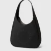 Logo Studded Large Hobo Bag