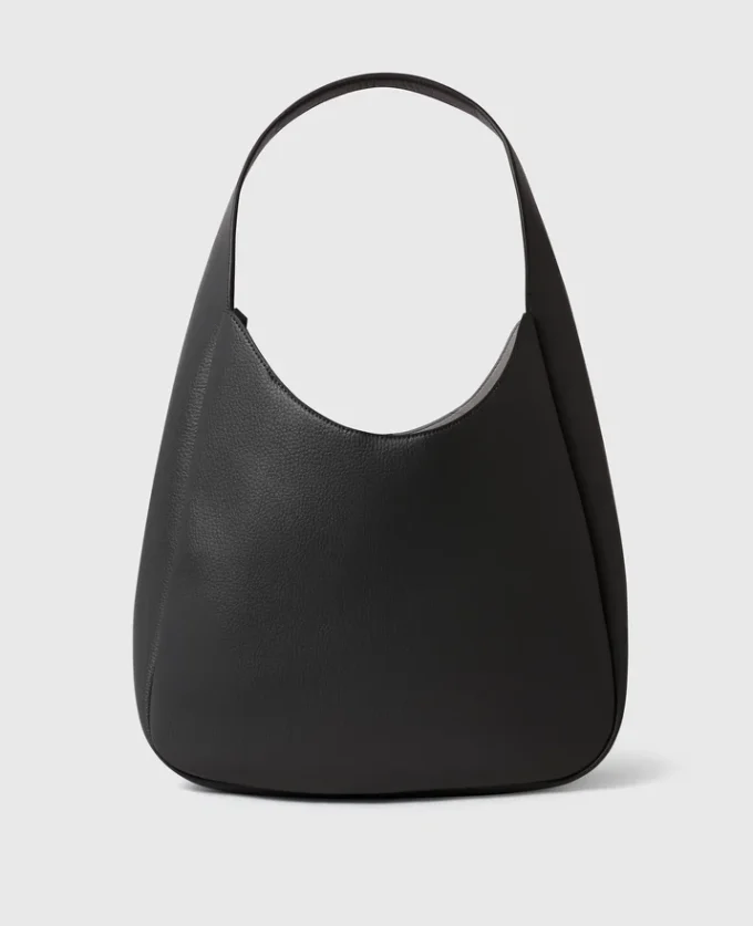 Logo Studded Large Hobo Bag