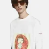 Lonesome Puppy-tryckt T-shirt Lonesome Puppy-tryckt T-shirt