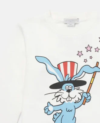 Magicians Bunny Graphic långärmad T-shirt