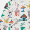 Magicians Bunny Print Crewneck Sweatshirt