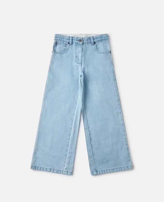 Midhög jeans med vida ben Midhög jeans med vida ben