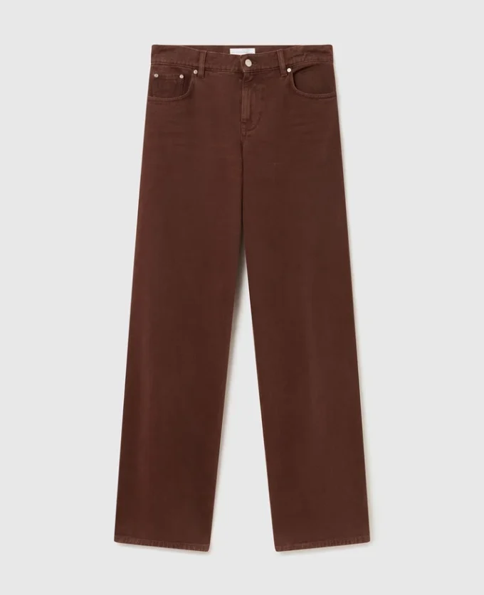 Midhög jeans med vida ben Midhög jeans med vida ben