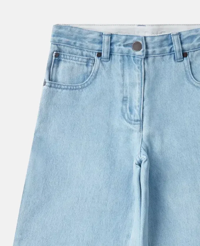 Midhög jeans med vida ben Midhög jeans med vida ben