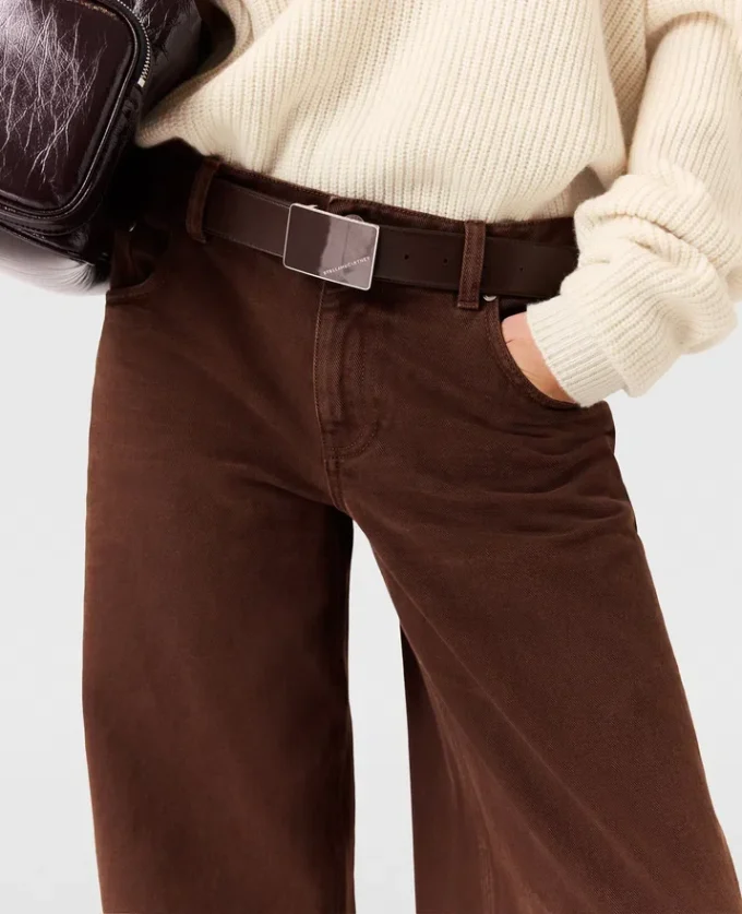 Midhög jeans med vida ben Midhög jeans med vida ben
