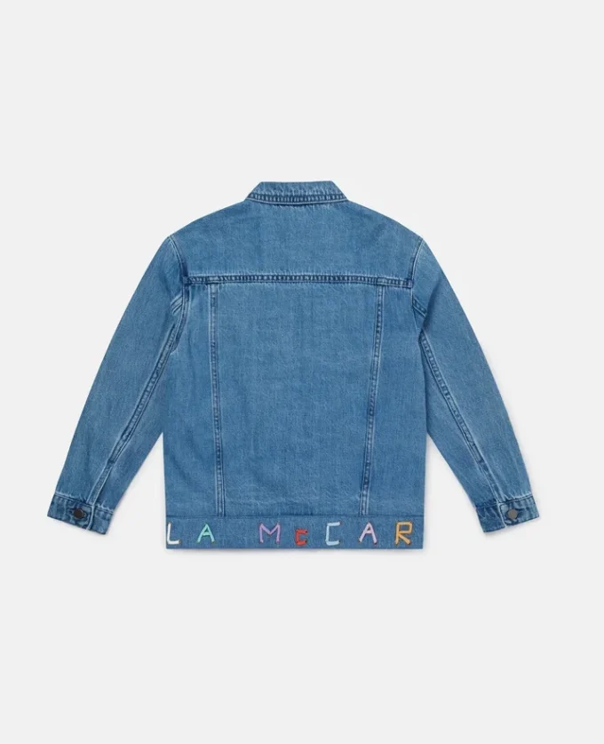 Moniker broderad jeansjacka Moniker broderad jeansjacka