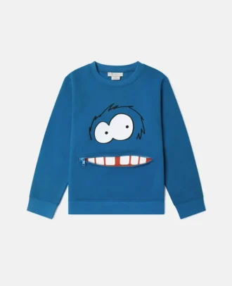 Monster Graphic Crewneck Sweatshirt