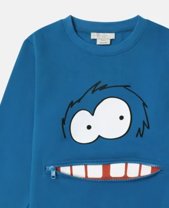 Monster Graphic Crewneck Sweatshirt