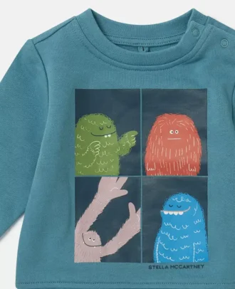 Monster Graphic Crewneck Sweatshirt
