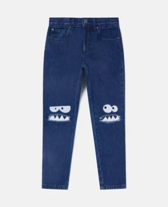 Monstergrafik Straight-Leg Jeans