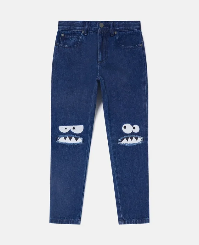 Monstergrafik Straight-Leg Jeans