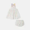Märke Set med tryckt klänning och bloomers Märke Set med tryckt klänning och bloomers