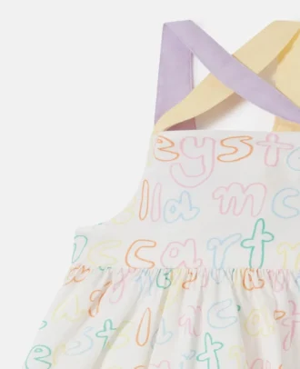 Märke Set med tryckt klänning och bloomers