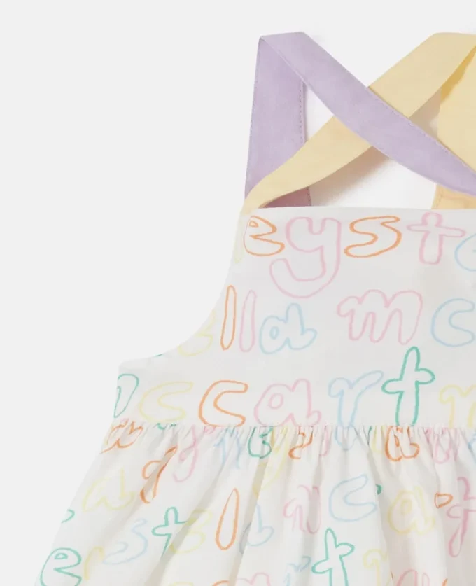 Märke Set med tryckt klänning och bloomers Märke Set med tryckt klänning och bloomers