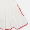 Ängelsvansbroderad ärmlös klänning Ängelsvansbroderad ärmlös klänning