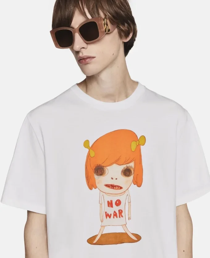 No War-tryckt T-shirt No War-tryckt T-shirt