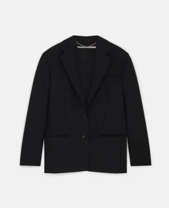 Oversized blazer med Prince of Wales-rutmönster