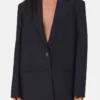 Oversized blazer med Prince of Wales-rutmönster Oversized blazer med Prince of Wales-rutmönster
