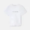 Oversized bomullst-shirt med logotyp