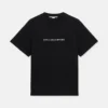 Oversized bomullst-shirt med logotyp