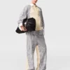 Oversized skjorta med blandade ränder Oversized skjorta med blandade ränder