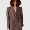 Oversized dubbelknäppt kavaj Oversized dubbelknäppt kavaj