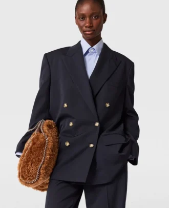 Oversized dubbelknäppt kavaj