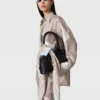 Oversized skjorta med duvtryck Oversized skjorta med duvtryck