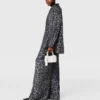Oversized skjorta med leopardmönster Oversized skjorta med leopardmönster