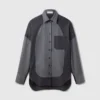 Oversized skjorta med paneler