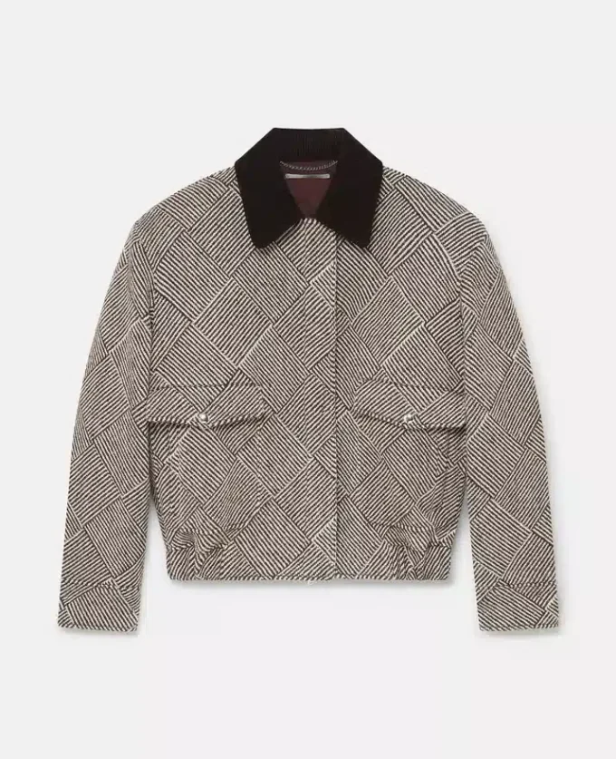 Oversized tweedbomberjacka Oversized tweedbomberjacka