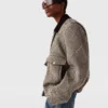 Oversized tweedbomberjacka Oversized tweedbomberjacka