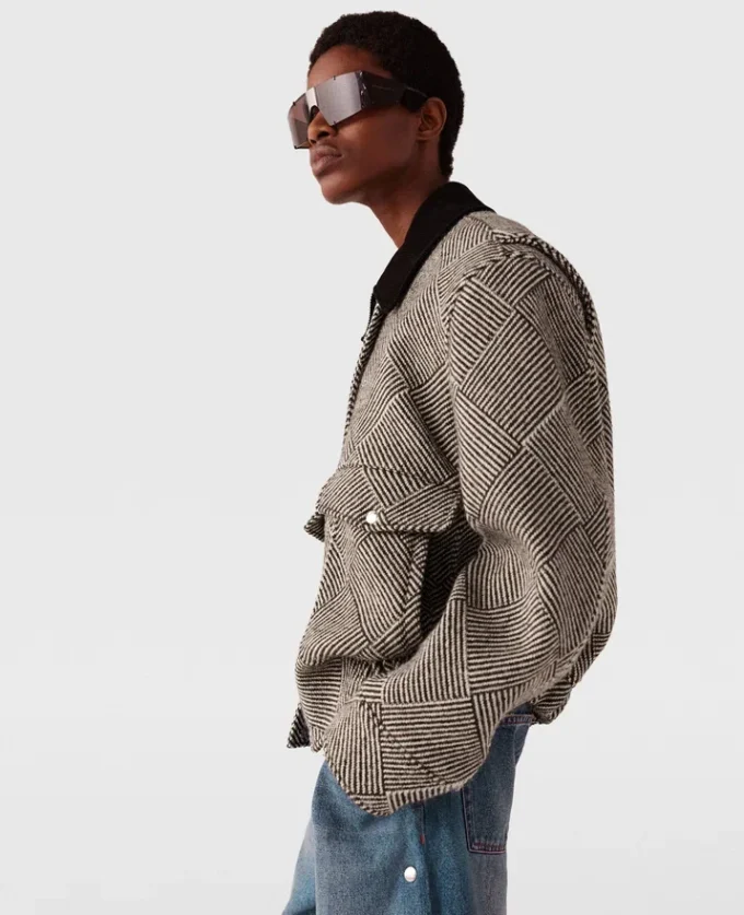 Oversized tweedbomberjacka Oversized tweedbomberjacka
