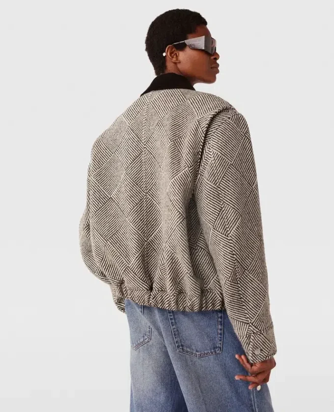 Oversized tweedbomberjacka Oversized tweedbomberjacka
