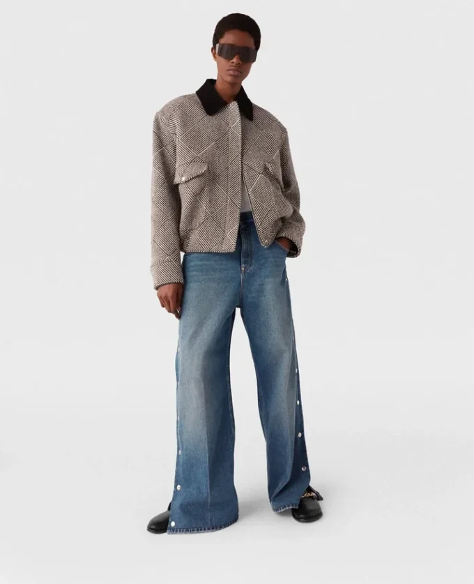 Oversized tweedbomberjacka Oversized tweedbomberjacka