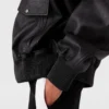 Oversized vegansk bomberjacka Oversized vegansk bomberjacka