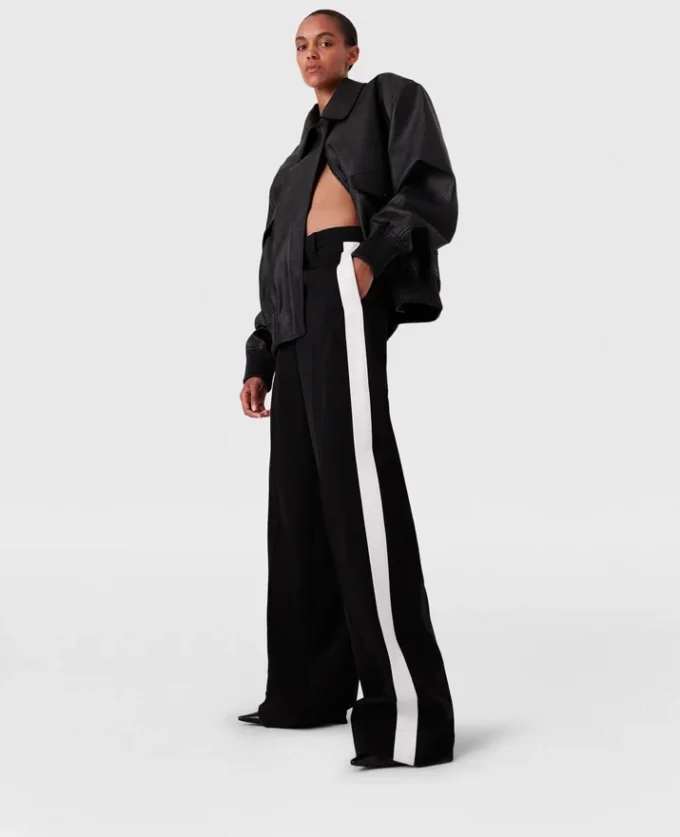 Oversized vegansk bomberjacka Oversized vegansk bomberjacka