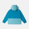 Parkas med huva i färgblock