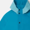 Parkas med huva i färgblock
