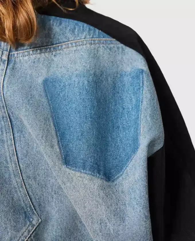 Patchwork-jeansjacka Patchwork-jeansjacka