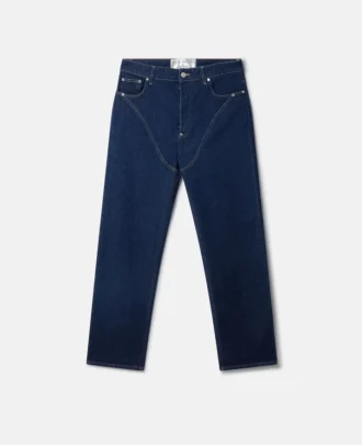 Platinum Dream broderade jeans med rak ben och medelhög midja Platinum Dream broderade jeans med rak ben och medelhög midja