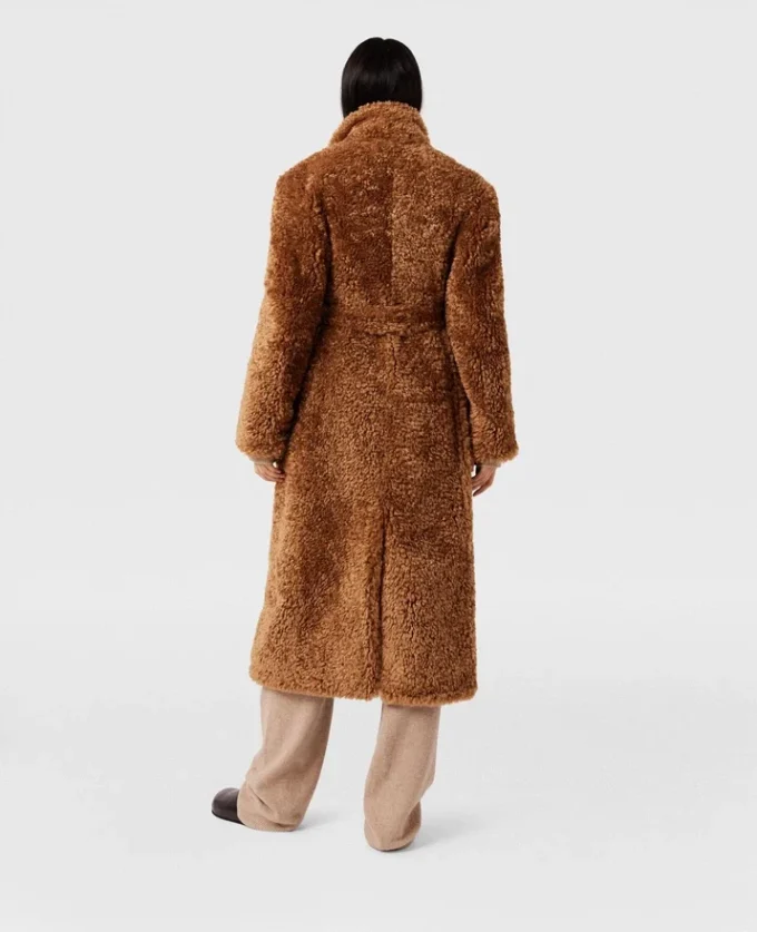 Plush Teddy Coat med bälte Plush Teddy Coat med bälte