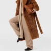 Plush Teddy Coat med bälte Plush Teddy Coat med bälte