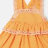 Popeline-klänning och bloomers-set