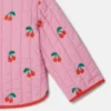 Quiltad jacka med körsbärsmönster Quiltad jacka med körsbärsmönster