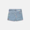 Randiga denimshorts med rosetttryck Randiga denimshorts med rosetttryck