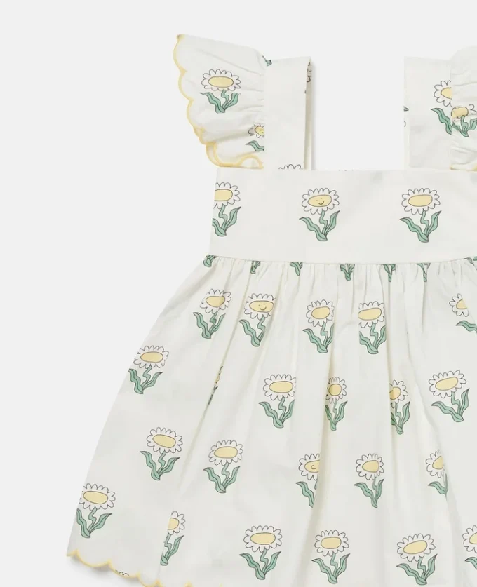 Ärmlös klänning med prästkragar och bloomers-set Ärmlös klänning med prästkragar och bloomers-set