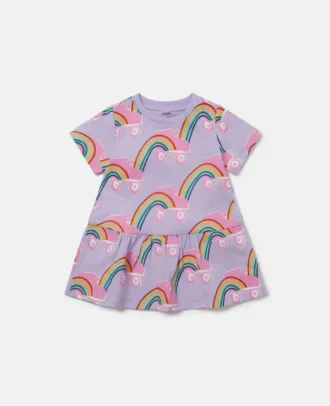 Rollerskate Rainbow Print Dress Rollerskate Rainbow Print Dress