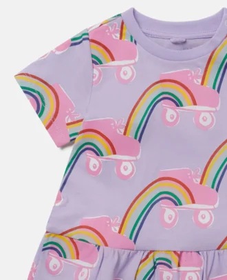 Rollerskate Rainbow Print Dress Rollerskate Rainbow Print Dress